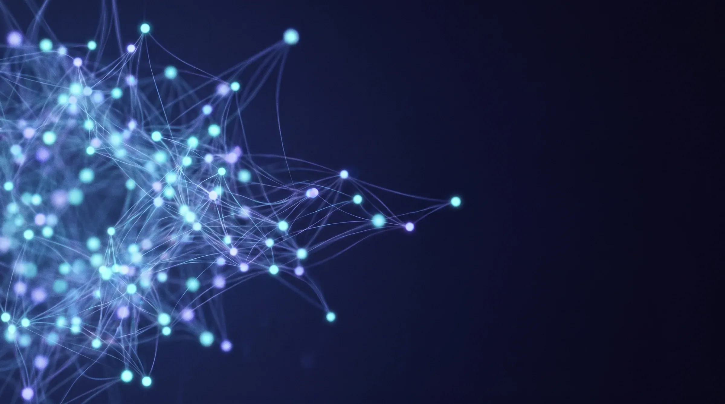 An abstract constellation drawn from a voice.